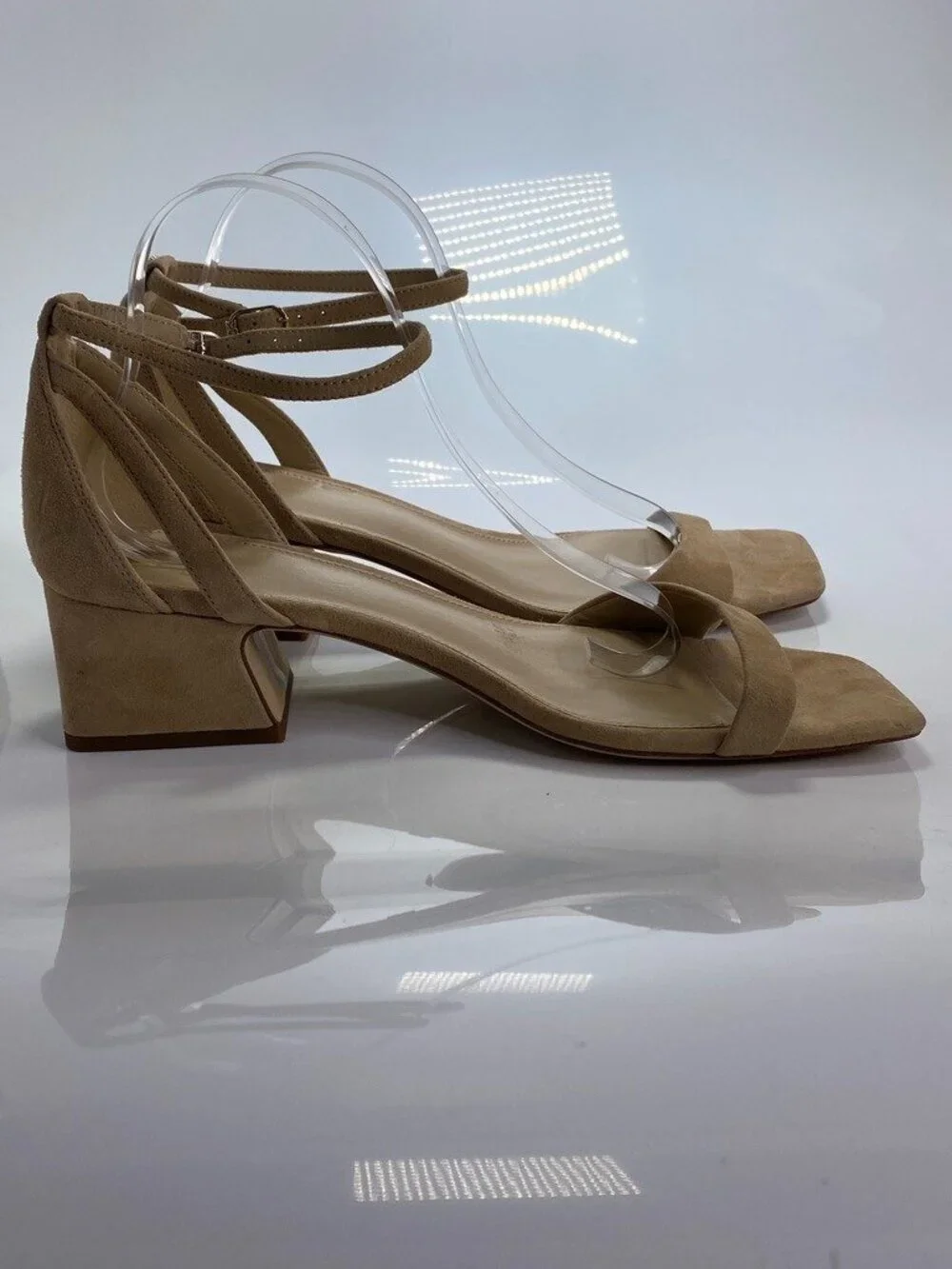 Sam Edelman Women's Wilson Golden Caramel Strap Block Heel sandal Sz 11